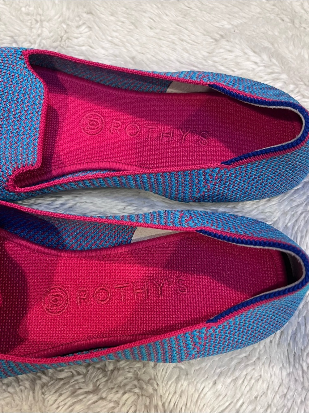 Rothy’s Bluebell Triple Stitch Loafer Flat Size 10 - Picture 7 of 11